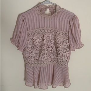 Pink Blouse Top